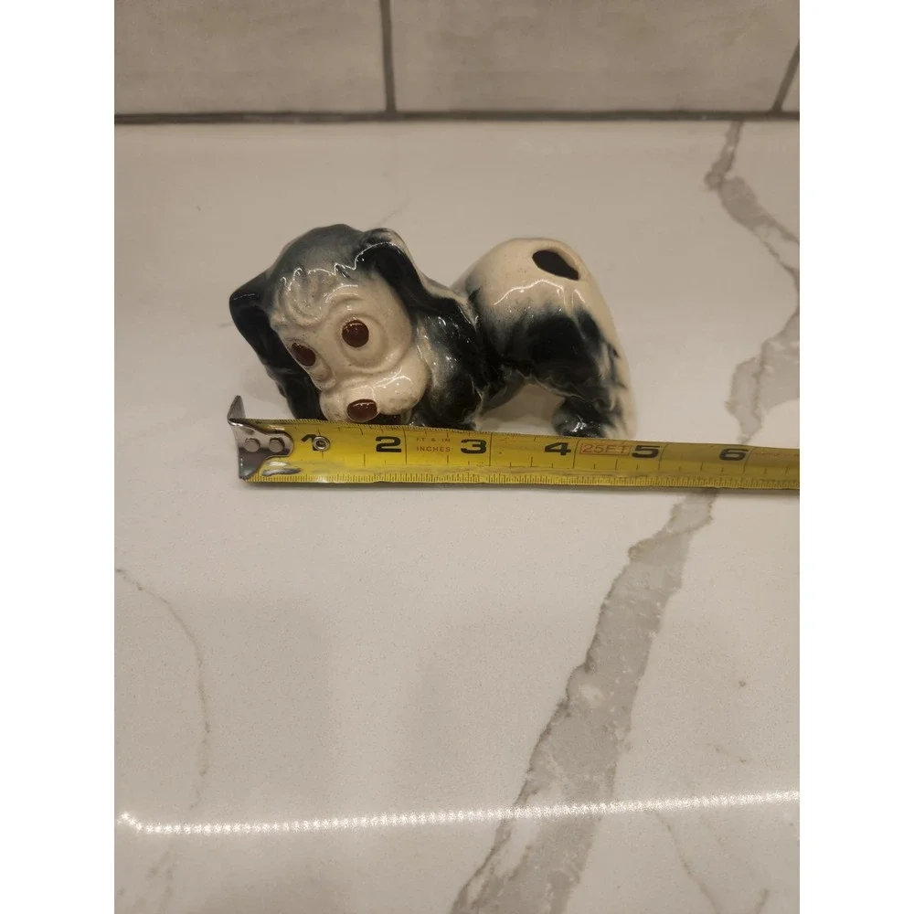 Vintage 1950s Shawnee Blue-Green Puppy Dog Cocker Spaniel Air Freshener Figurine